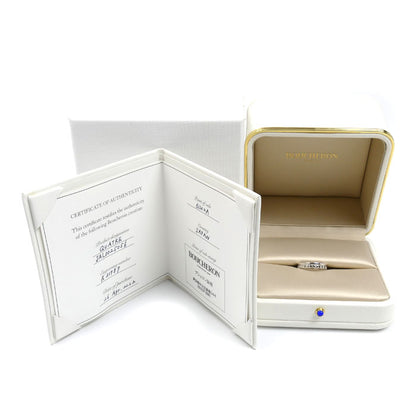 Boucheron ブシュロン K18WG ホワイトゴールド キャトル ラディアント ハーフ リング・指輪 JAL00250 15.5号 56 4.7g レディース【中古】【美品】