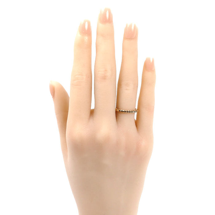 Boucheron ブシュロン K18PG ピンクゴールド クルドパリ スモール リング・指輪 JAL01164 11号 51 2.1g レディース【中古】【美品】