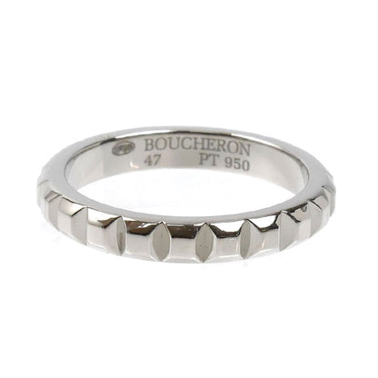 Boucheron ブシュロン Pt950プラチナ クルドパリ ミディアム リング・指輪 JAL00109 7号 47 4.1g レディース【中古】【美品】