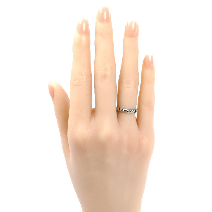 Boucheron ブシュロン Pt950プラチナ クルドパリ ミディアム リング・指輪 JAL00109 7号 47 4.1g レディース【中古】【美品】