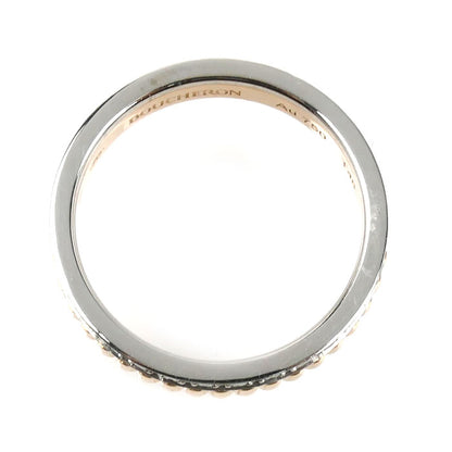 Boucheron ブシュロン K18PG ピンクゴールド K18WG ホワイトゴールド キャトル ラディアント ハーフ リング・指輪 JAL00248 ダイヤモンド 8号 48 3.2g レディース【中古】【美品】