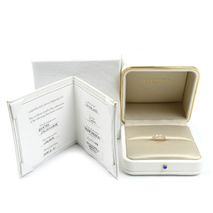 Boucheron ブシュロン K18PG ピンクゴールド K18WG ホワイトゴールド キャトル ラディアント ハーフ リング・指輪 JAL00248 ダイヤモンド 8号 48 3.2g レディース【中古】【美品】