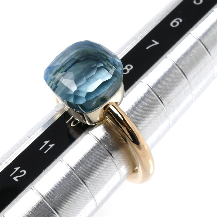 Pomellato ポメラート K18PG ピンクゴールド ヌード クラシック リング・指輪 ブルートパーズ 13号 8.2g レディース【中古】