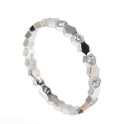 Chaumet ショーメ K18WG ホワイトゴールド ビーマイラブ ハニカム リング・指輪 081890 ダイヤモンド 10号 50 1.7g レディース【中古】【美品】