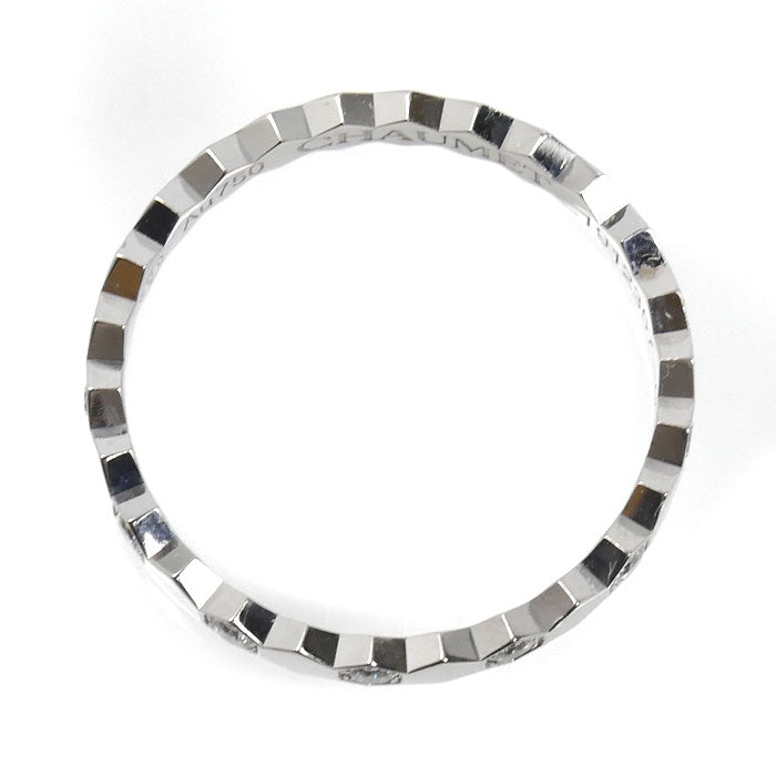Chaumet ショーメ K18WG ホワイトゴールド ビーマイラブ ハニカム リング・指輪 081890 ダイヤモンド 10号 50 1.7g レディース【中古】【美品】