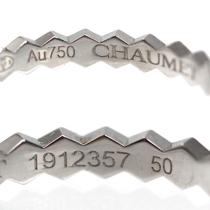 Chaumet ショーメ K18WG ホワイトゴールド ビーマイラブ ハニカム リング・指輪 081890 ダイヤモンド 10号 50 1.7g レディース【中古】【美品】