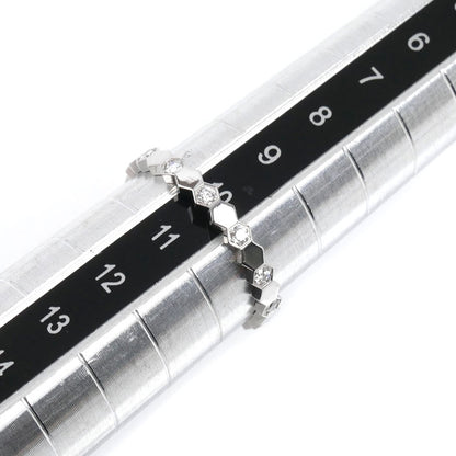 Chaumet ショーメ K18WG ホワイトゴールド ビーマイラブ ハニカム リング・指輪 081890 ダイヤモンド 10号 50 1.7g レディース【中古】【美品】