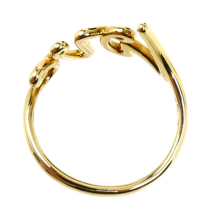 TIFFANY&Co. ティファニー K18YG イエローゴールド パロマ グラフィティ ラブ リング・指輪 13号 2.6g レディース【中古】