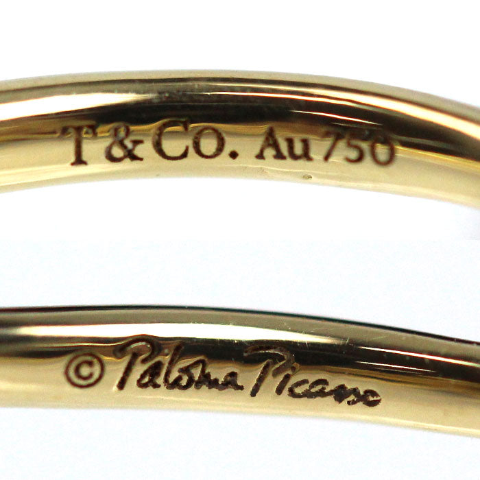 TIFFANY&Co. ティファニー K18YG イエローゴールド パロマ グラフィティ ラブ リング・指輪 13号 2.6g レディース【中古】