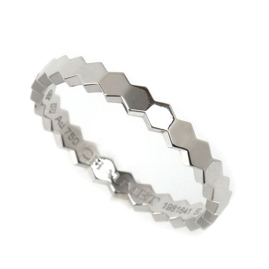 Chaumet ショーメ K18WG ホワイトゴールド ビーマイラブ ハニカム リング・指輪 081930 10号 50 1.8g レディース【中古】【美品】