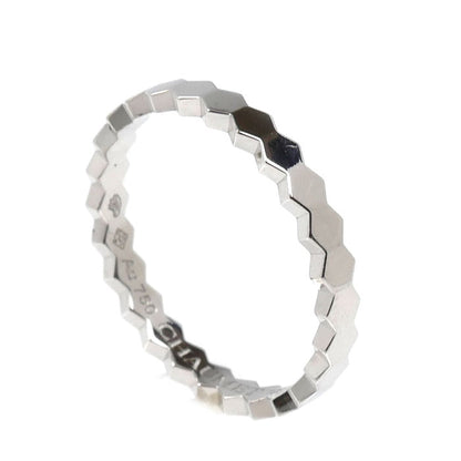 Chaumet ショーメ K18WG ホワイトゴールド ビーマイラブ ハニカム リング・指輪 081930 10号 50 1.8g レディース【中古】【美品】