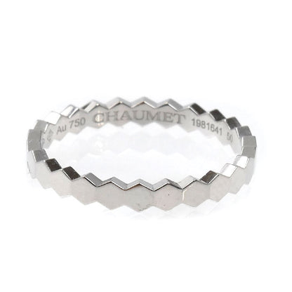 Chaumet ショーメ K18WG ホワイトゴールド ビーマイラブ ハニカム リング・指輪 081930 10号 50 1.8g レディース【中古】【美品】