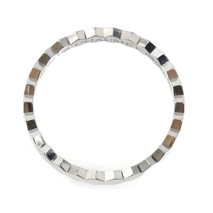 Chaumet ショーメ K18WG ホワイトゴールド ビーマイラブ ハニカム リング・指輪 081930 10号 50 1.8g レディース【中古】【美品】
