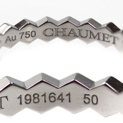Chaumet ショーメ K18WG ホワイトゴールド ビーマイラブ ハニカム リング・指輪 081930 10号 50 1.8g レディース【中古】【美品】