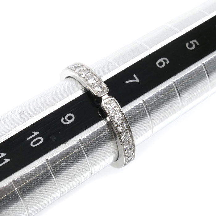 HERMES エルメス Pt950プラチナ エヴァーケリー リング・指輪 H119668B 00048 ダイヤモンド0.41ct 8号 48 3.1g レディース【中古】【美品】