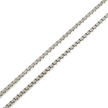 Damiani ダミアーニ K18WG ホワイトゴールド ネックレス ルビー ダイヤモンド 5.5g 37/42/46cm ハート レディース【中古】