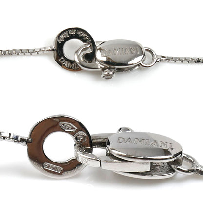 Damiani ダミアーニ K18WG ホワイトゴールド ネックレス ルビー ダイヤモンド 5.5g 37/42/46cm ハート レディース【中古】