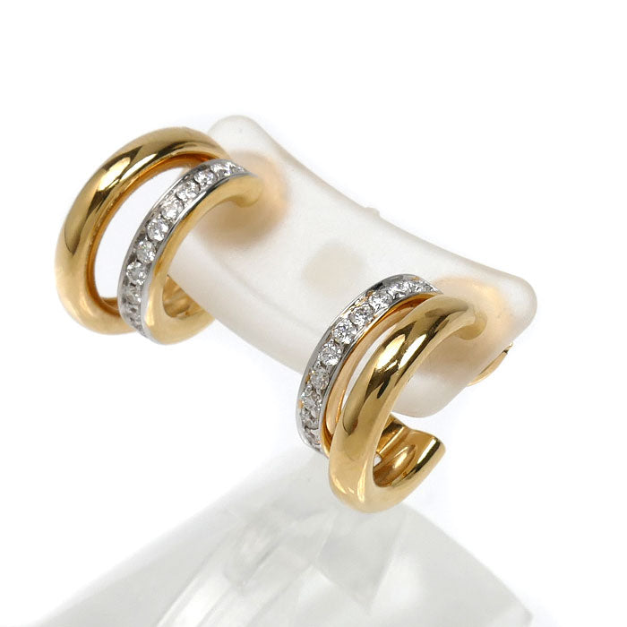 Pomellato ポメラート K18PG ピンクゴールド トゥギャザー ピアス POB8111-O7000-DB000 ダイヤモンド 8.2g レディース【中古】