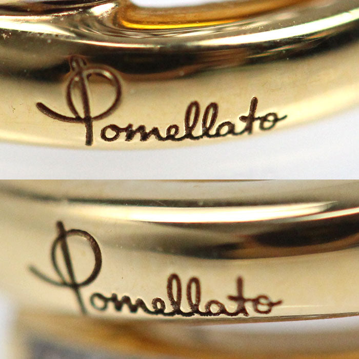 Pomellato ポメラート K18PG ピンクゴールド トゥギャザー ピアス POB8111-O7000-DB000 ダイヤモンド 8.2g レディース【中古】