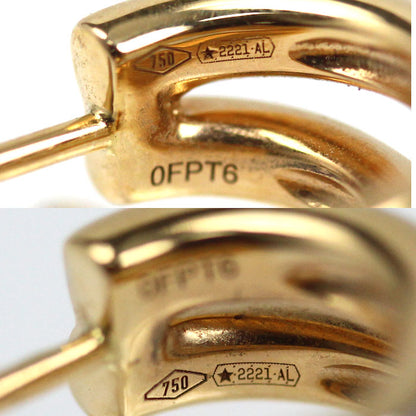 Pomellato ポメラート K18PG ピンクゴールド トゥギャザー ピアス POB8111-O7000-DB000 ダイヤモンド 8.2g レディース【中古】