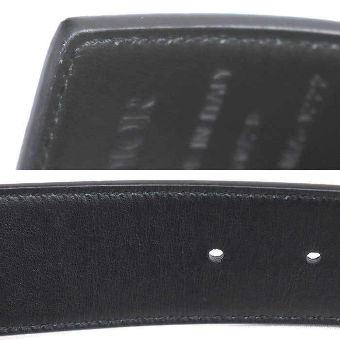 Dior ディオール CD ダイヤモンド ベルト ブラック 
70/28 ユニセックス【中古】【美品】
