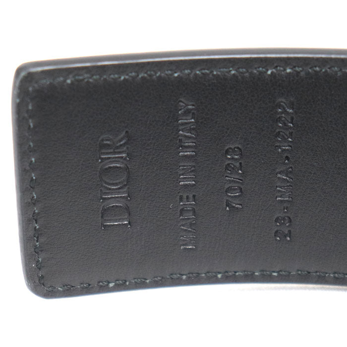 Dior ディオール CD ダイヤモンド ベルト ブラック 
70/28 ユニセックス【中古】【美品】