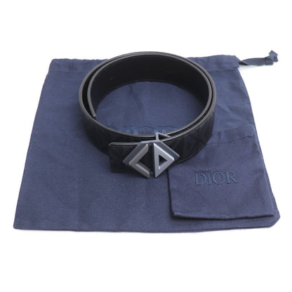 Dior ディオール CD ダイヤモンド ベルト ブラック 
70/28 ユニセックス【中古】【美品】
