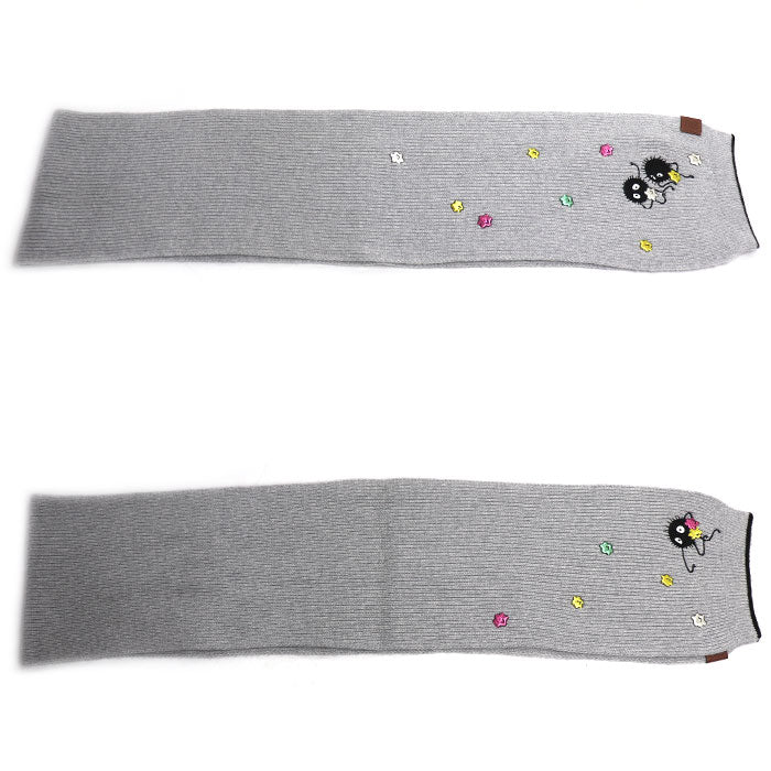 LOEWE ロエベ ジブリ 千と千尋の神隠し ススワタリ マフラー グレー F606257X19 レディース【中古】