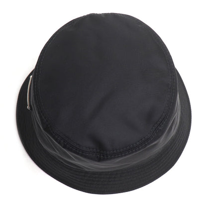 PRADA プラダ RE-NYLON トライアングルロゴ バケットハット ハット ブラック 1HC137_2DMI_F0002 M レディース【中古】【美品】