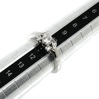 CARTIER カルティエ Pt950プラチナ バレリーナ リング・指輪 ダイヤモンド0.31ct 10.5号 51 5.1g レディース【中古】【美品】