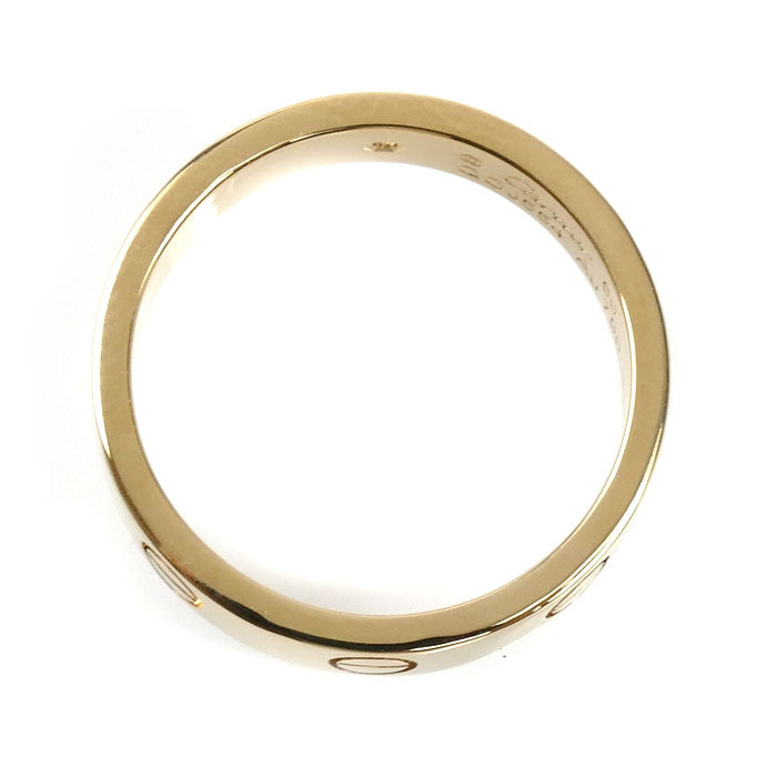 CARTIER カルティエ K18YG イエローゴールド ミニラブ 1PD リング・指輪 B4056150 ダイヤモンド 10号 50 4.3g レディース【中古】【美品】