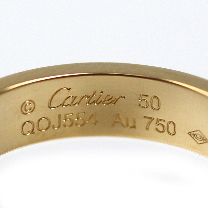 CARTIER カルティエ K18YG イエローゴールド ミニラブ 1PD リング・指輪 B4056150 ダイヤモンド 10号 50 4.3g レディース【中古】【美品】