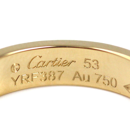 CARTIER カルティエ K18YG イエローゴールド ミニラブ 1PD リング・指輪 B4056153 ダイヤモンド 13号 53 4.5g レディース【中古】【美品】