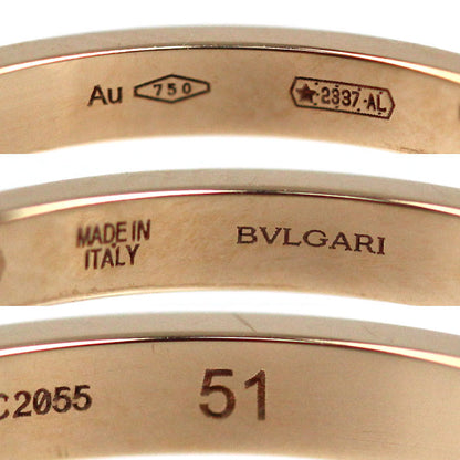 BVLGARI ブルガリ K18PG ピンクゴールド ローマ アモール リング・指輪 361058 ダイヤモンド 11号 51 2.0g レディース【中古】【美品】