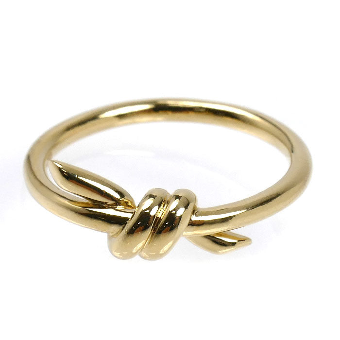 TIFFANY&Co. ティファニー K18YG イエローゴールド ノット リング リング・指輪 70305291 11号 3.7g レディース【中古】【美品】