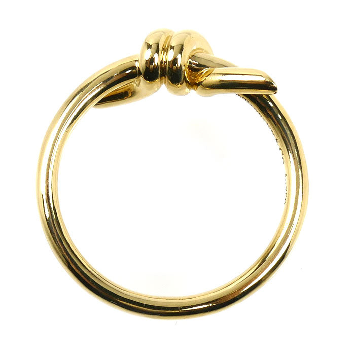 TIFFANY&Co. ティファニー K18YG イエローゴールド ノット リング リング・指輪 70305291 11号 3.7g レディース【中古】【美品】