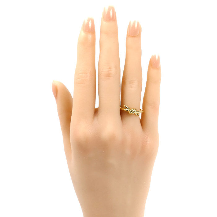TIFFANY&Co. ティファニー K18YG イエローゴールド ノット リング リング・指輪 70305291 11号 3.7g レディース【中古】【美品】