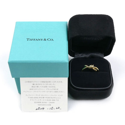TIFFANY&Co. ティファニー K18YG イエローゴールド ノット リング リング・指輪 70305291 11号 3.7g レディース【中古】【美品】