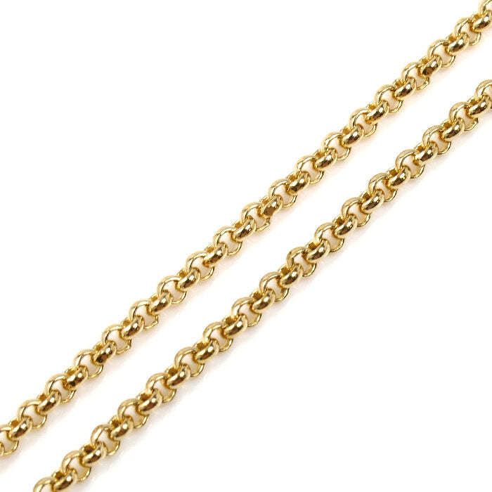 CARTIER カルティエ K18YG イエローゴールド アントルラセ ネックレス 8.0g 40cm レディース【中古】