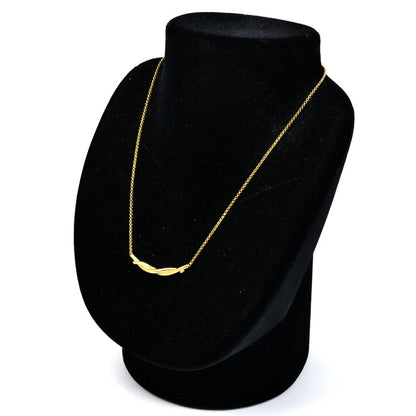 CARTIER カルティエ K18YG イエローゴールド アントルラセ ネックレス 8.0g 40cm レディース【中古】