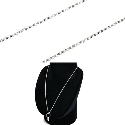 Vendome Aoyama ヴァンドーム青山 K18WG ホワイトゴールド ネックレス ダイヤモンド0.27ct 6.2g 45cm レディース【中古】【美品】