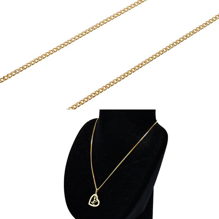 LOUIS VUITTON ルイ・ヴィトン GP ラインストーン マイ LV ハート ネックレス M02389 RM4264 44cm レディース【中古】【美品】