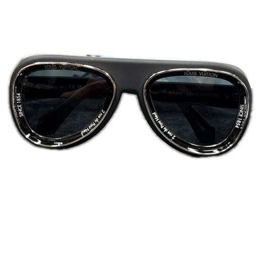 LOUIS VUITTON ルイ・ヴィトン スーパーヴィジョンパイロット サングラス ブラック Z2445U 93L 53□22 130 MG0264 メンズ【中古】【美品】