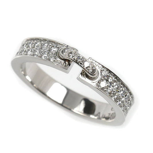 Chaumet ショーメ K18WG ホワイトゴールド リアン エヴィダンス リング・指輪 081760 ダイヤモンド 9号 49 3.9g レディース【中古】【美品】