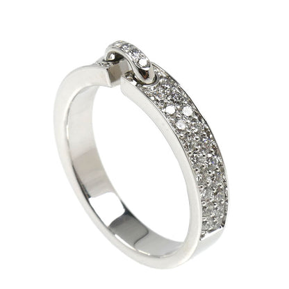 Chaumet ショーメ K18WG ホワイトゴールド リアン エヴィダンス リング・指輪 081760 ダイヤモンド 9号 49 3.9g レディース【中古】【美品】