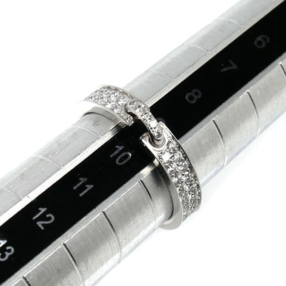 Chaumet ショーメ K18WG ホワイトゴールド リアン エヴィダンス リング・指輪 081760 ダイヤモンド 9号 49 3.9g レディース【中古】【美品】