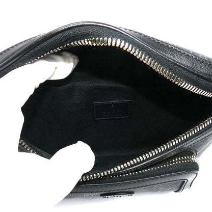 GUCCI グッチ インターロッキングG ボディバッグ ブラック 682933 メンズ【中古】【美品】