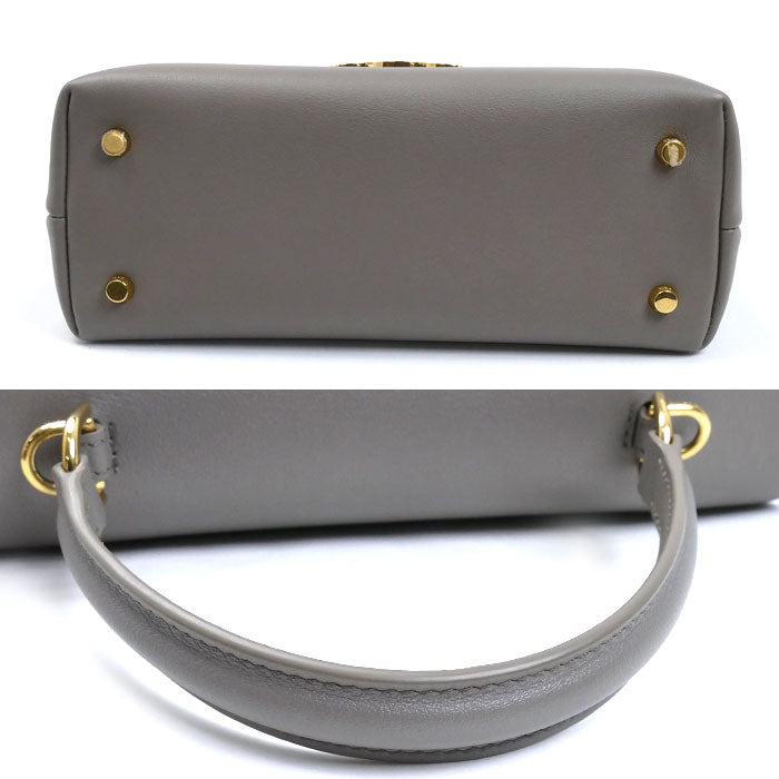 CELINE セリーヌ ミディアム ニノ バッグ 2Wayショルダーバッグ ぺブル 117523FXK.10BL レディース【中古】【美品】