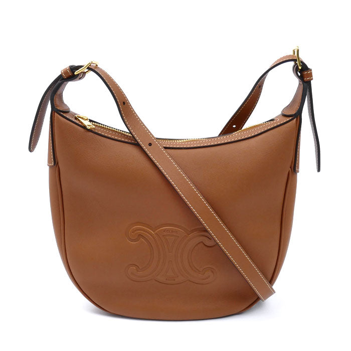 CELINE セリーヌ スモール エロイズ バッグ ショルダーバッグ タン 117253FLH.04LU レディース【中古】【美品】