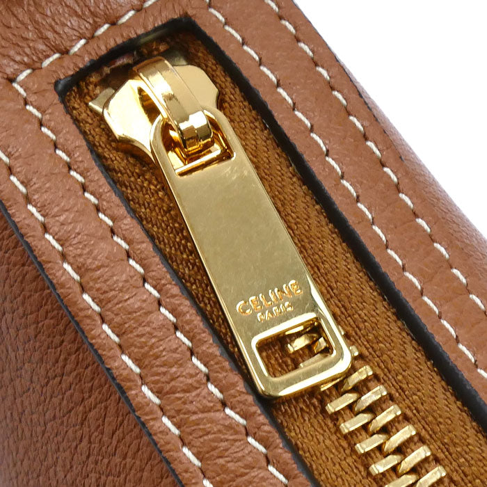 CELINE セリーヌ スモール エロイズ バッグ ショルダーバッグ タン 117253FLH.04LU レディース【中古】【美品】